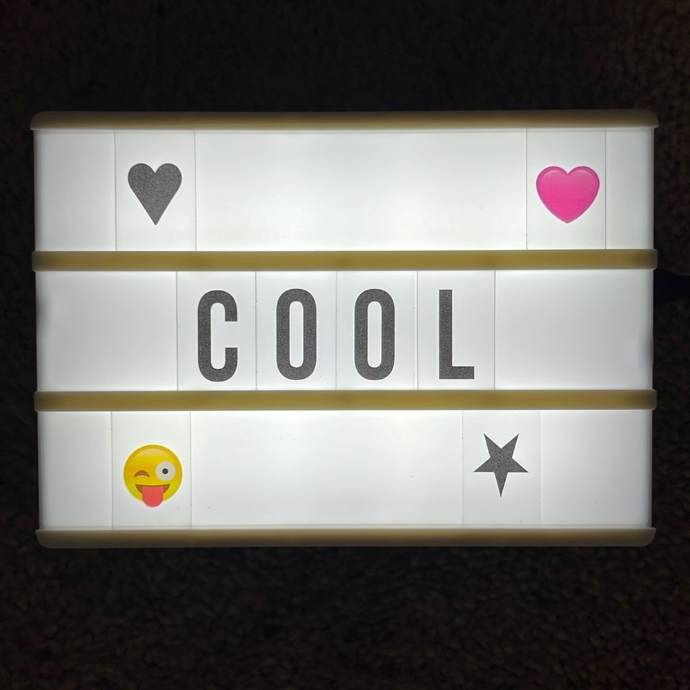 NEW Marquee light box